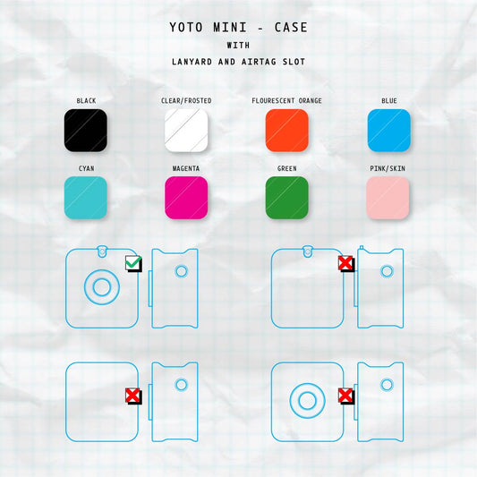 Custom Yoto MINI Player Protective Case with Beefy Lanyard – Durable Travel Cover