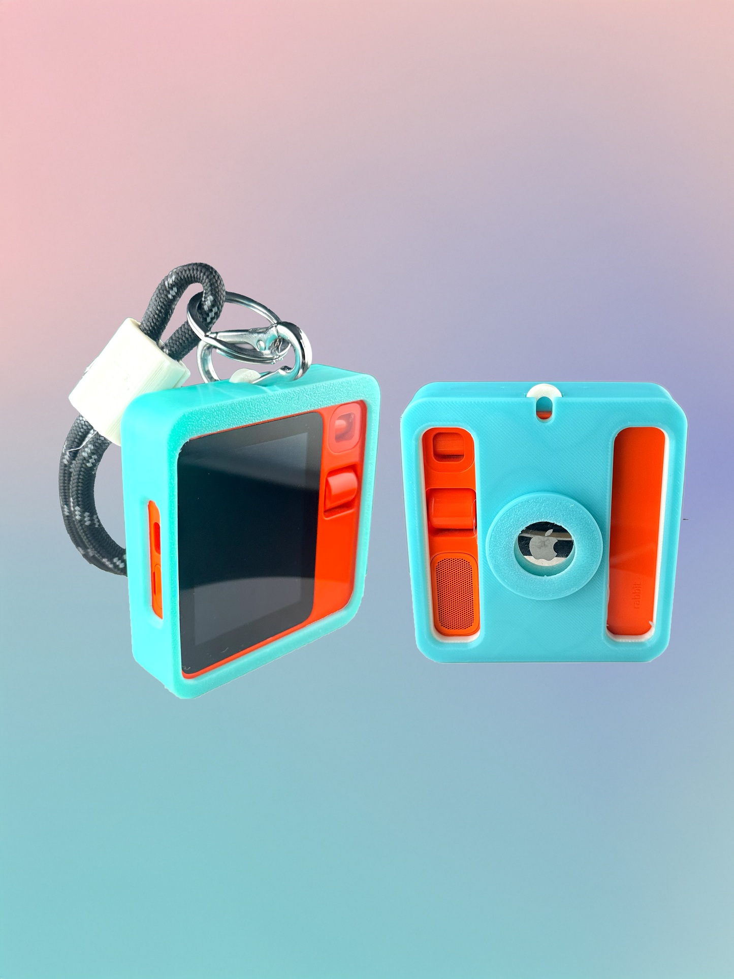 Rabbit R1 Case with Lanyard and AirTag Slot